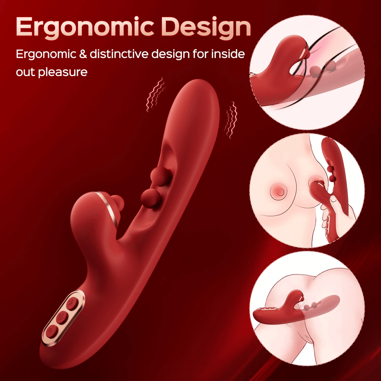 Honey Play Box - Tickler - Wiggling G - Spot & Tapping Clitoral Vibrator - HoneyPlayBox - Yonifyer