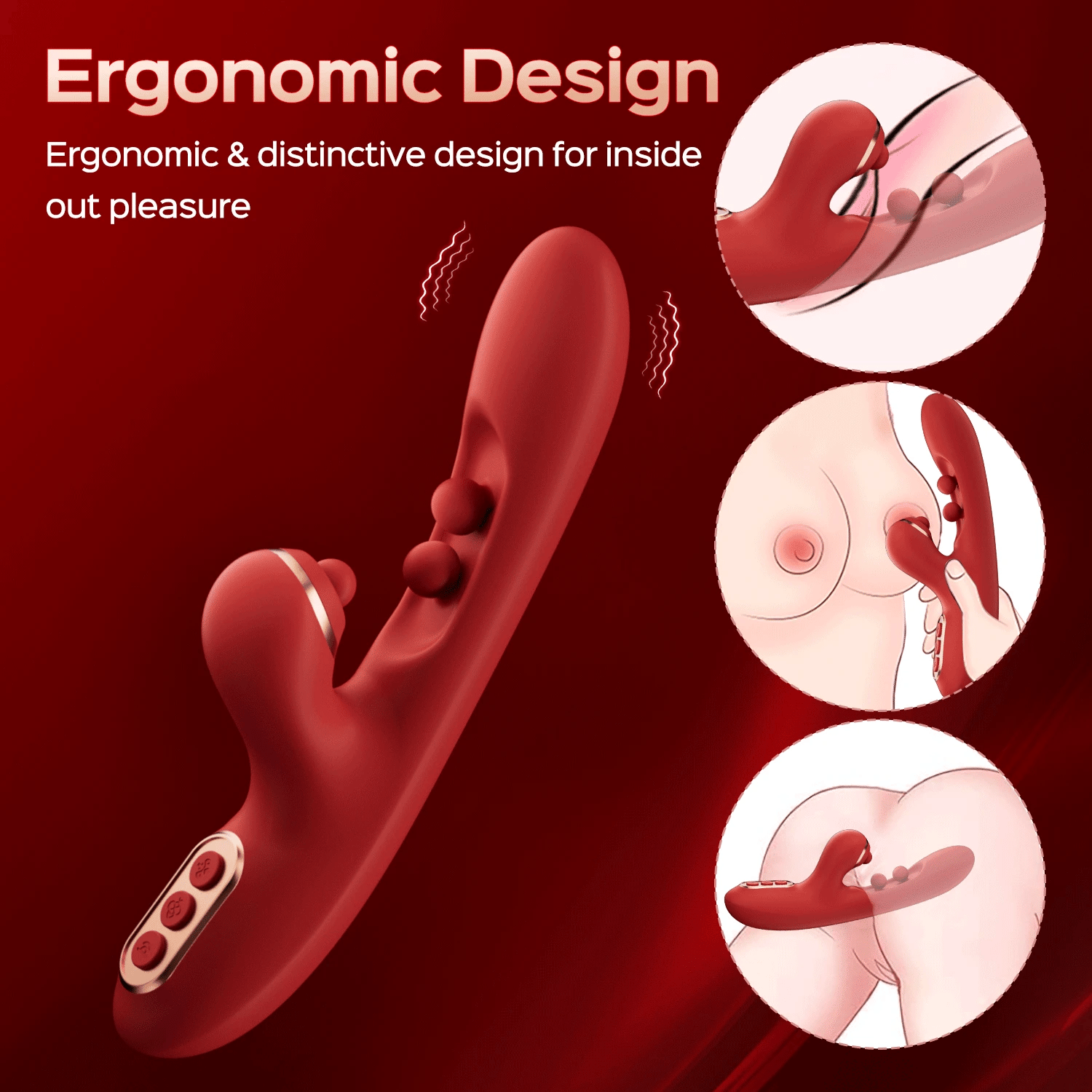 Honey Play Box - Tickler - Wiggling G - Spot & Tapping Clitoral Vibrator - HoneyPlayBox - Yonifyer